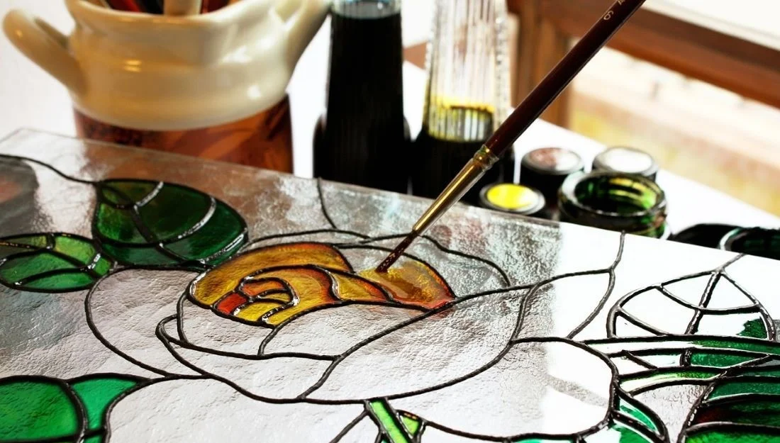 Glass painting course