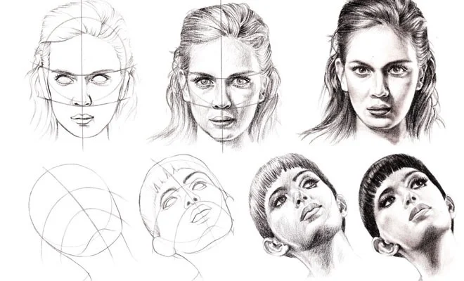 Portrait drawing